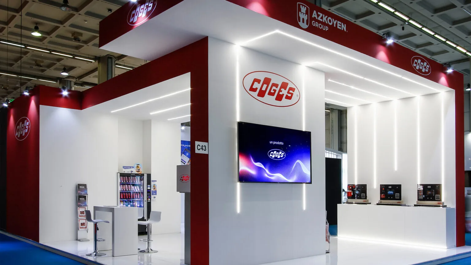 PSI Monaco: stand che guidano l’acquisto , allestimenti fieristici stand di immagine e di design