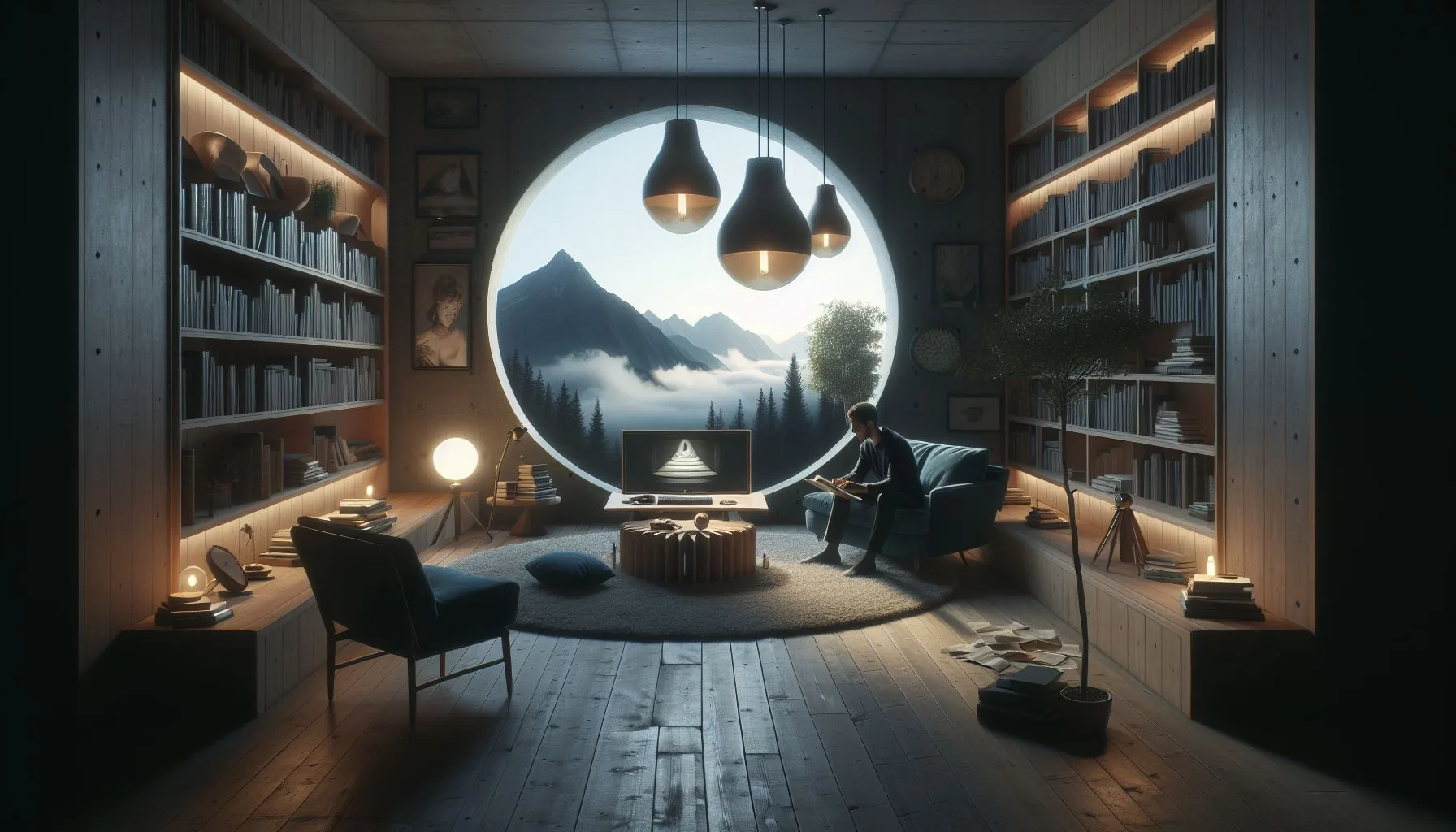 A thinking room mood by Saci Project