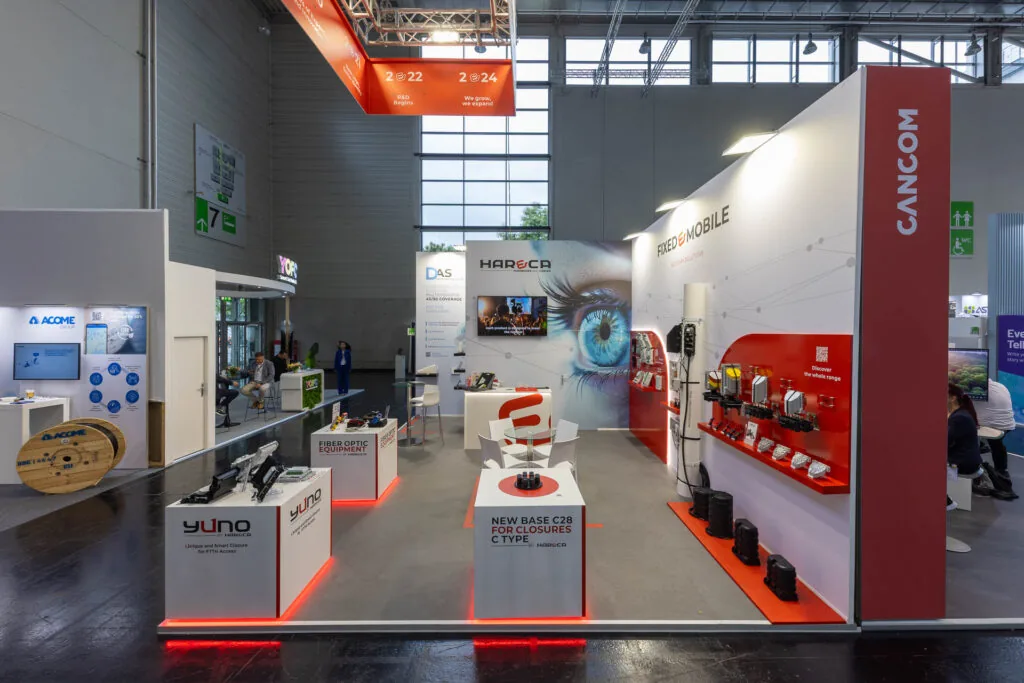 har&ka srl fiera angacom 2025 allestimento stand