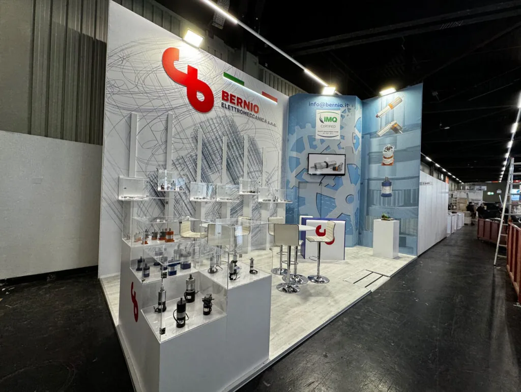 BERNIO ELETTROMECCANICA S.N.C. fiera SPS Norimberga 2024 allestimento stand