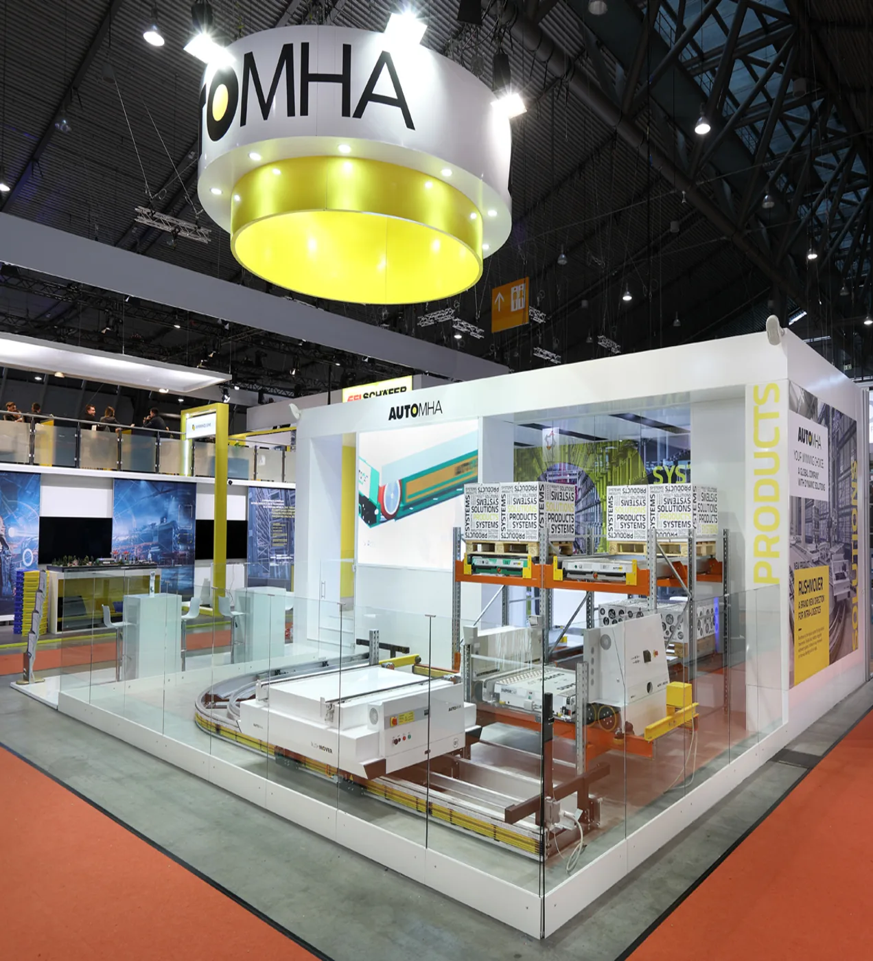 Logimat 2026: massimizzare le conversioni commerciali - Stand fieristico LogiMAT – design circolare sospeso, soluzioni intralogistiche avanzate, brand visibility internazionale
